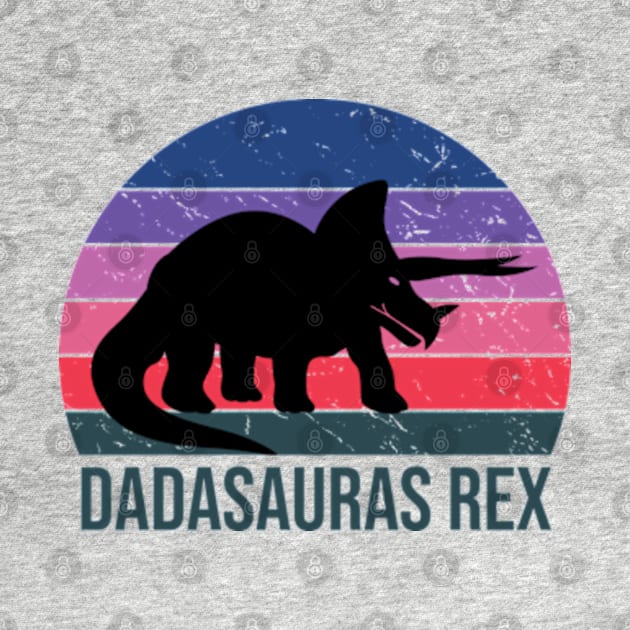 Dadasaurus Rex Styracosaurus Dinosaur Father Gift by JaiStore